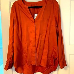 Burnt Orange/Sienna Banana Republic Top- Brand New with Tags!